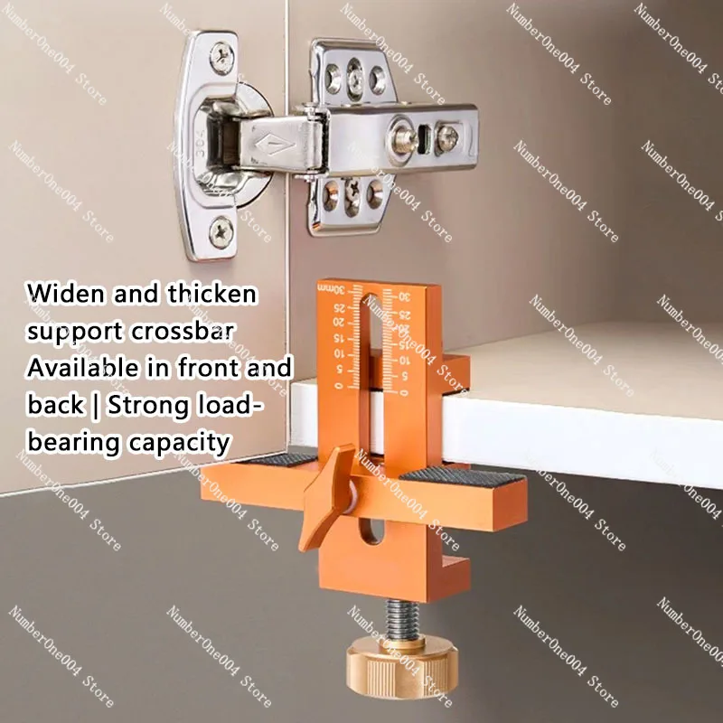 

Aluminum Alloy Quick Positioning Cabinet Door Installation Aid Woodworking Wardrobe Door Tool Easy Setup