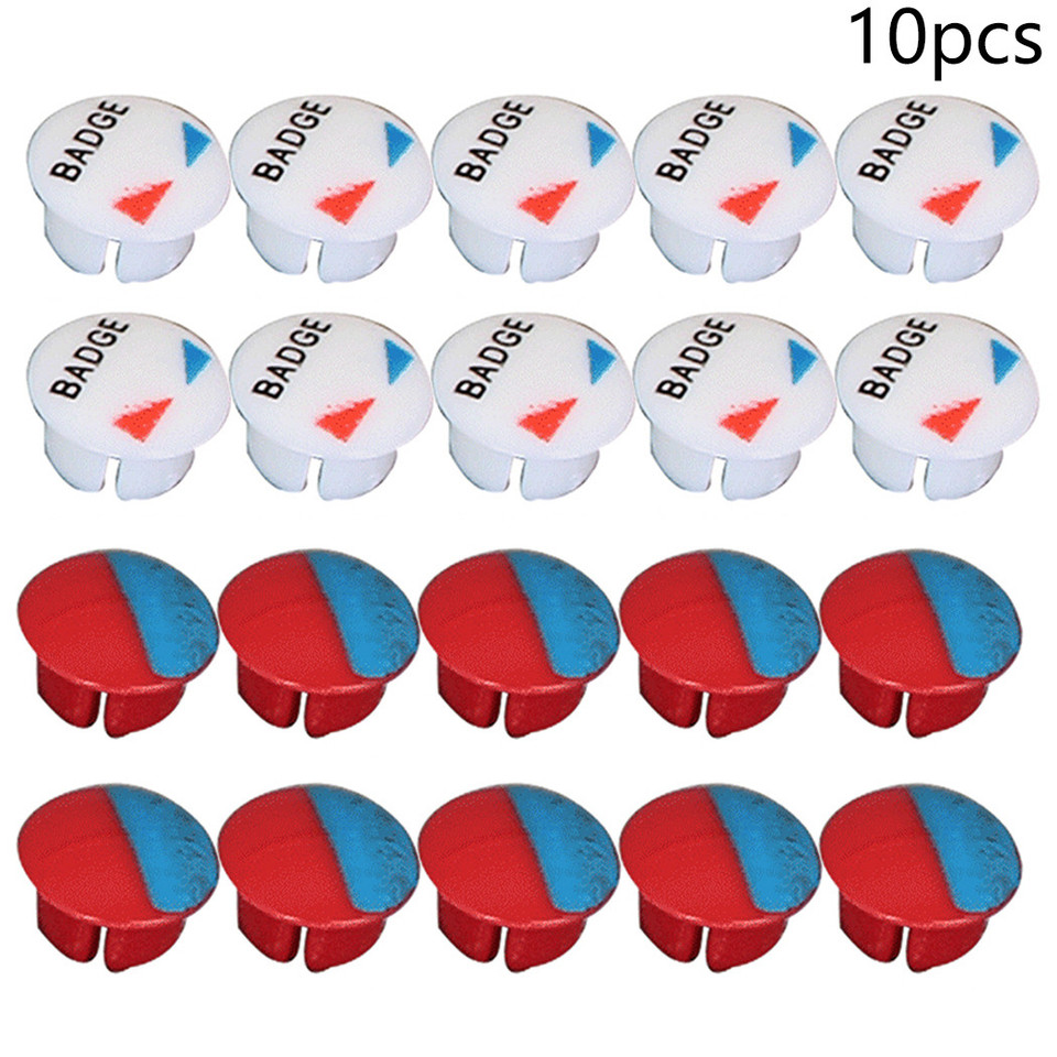10pcs Hot Cold Water Sign Plastic Faucet Accessories Decorative Cover Anti Scald Tips Hot Cold Faucets Handle Avoid Scalding