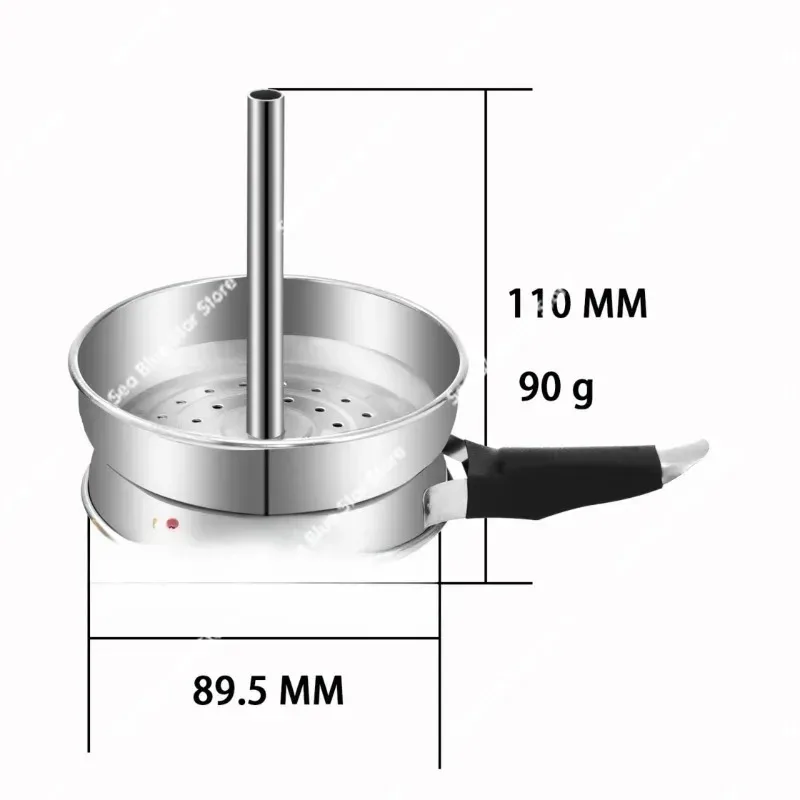 Hookah Silicone Smoke Pot Tin Tissue Free Carbon Separator Hookah Accessories Ceramic Pot Material Bowl