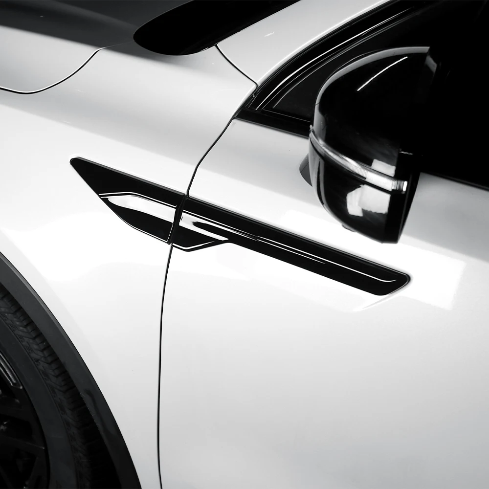 

4 шт. внешнее украшение автомобиля, пластина в виде листьев, крышка в полоску, боковая панель кузова автомобиля, декоративная крышка из АБС-пластика для Kia Sorento MQ4 PE 2024-2026