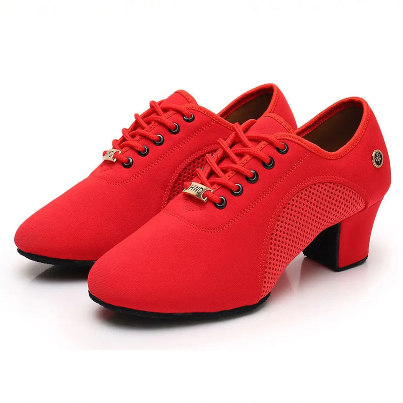 Women's Latin Dance Shoes, Jazz Ballroom, Salsa Dancing Shoes, High Heels, Children Training, Modern Tango Sneakers, Female