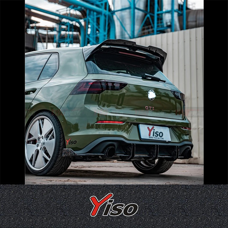 For Volkswagen Golf 8GTI Back lip Golf 8GTI Carbon fiber back lip 8GTI Modified Yiso back lip