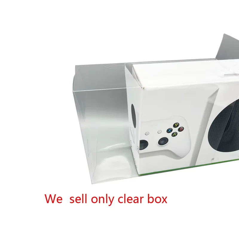 

Clear Transparent Box for Xbox Series S for XSS Console Collection Display Storage Cover Case PET box