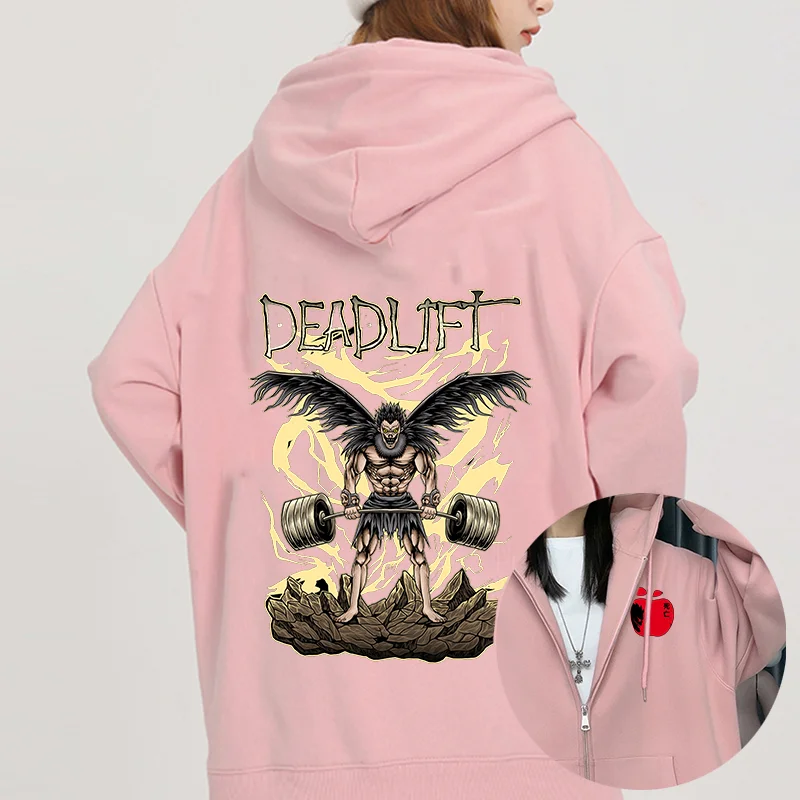 Anime DEATH NOTE Yagami Light Ryuk Print Hoodie Couple student street sports casual Hoodies