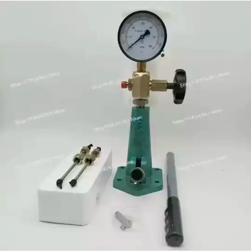 S80h Diesel Injector Nozzle Calibrator, Manual Booster Pump with Big Oil Tank for Common Rail Tester