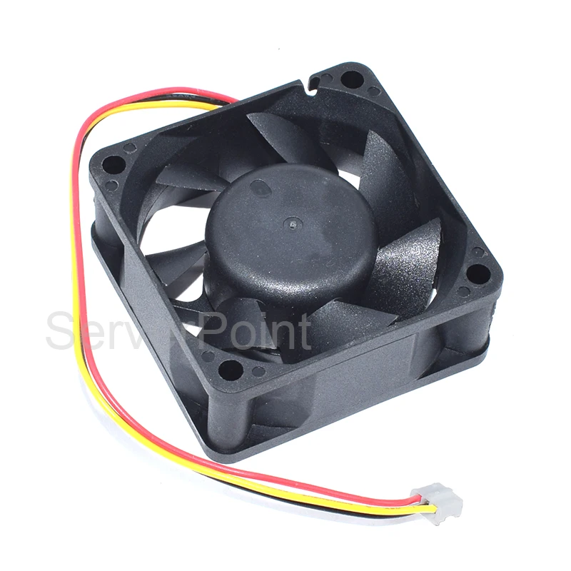 Genuine New  KDE2406PTB3 DC 24V 2.4W 60x60x25mm 3-Pin Inverter Cooling Fan