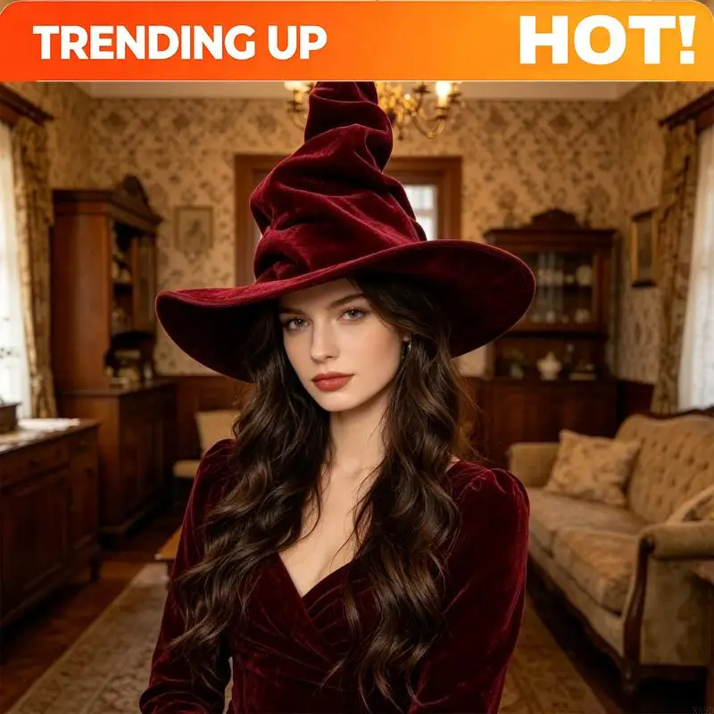 Customization Customization Lightweight Foldable Witch Hat Great For Halloween Parades And Cosplay