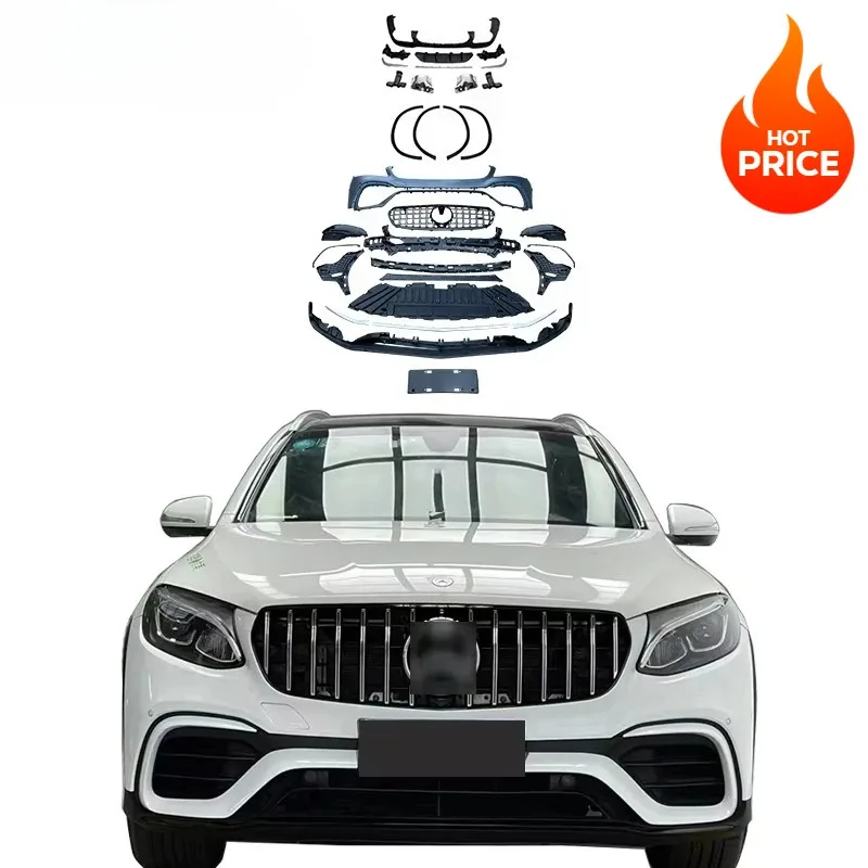 

GLC Class X253 SUV (2015-2019) GLC63 Body Kit - Diffuser, Exhaust Tips, Bumper Upgrade | Limited Time Deal