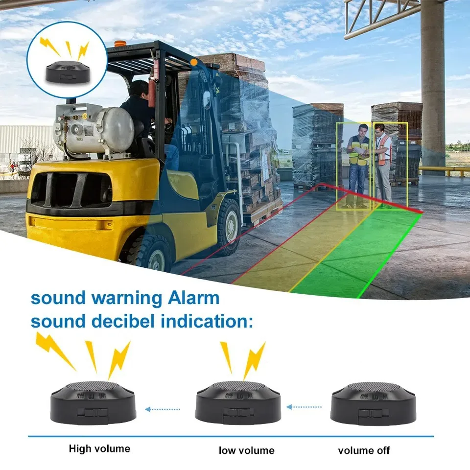 7-Inch Rear View Reverse Backup Camera 24V Proximity Alert Collision Truck Blind Spot Detector Monitor Systems Car Reversing Aid