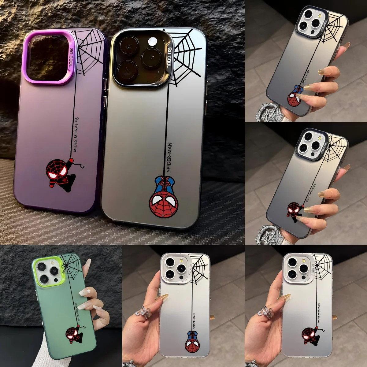 Cool Anime Spiders-Men Phone Case for Samsung Galaxy S26 S25 S24 S23 S22 S21 S20 FE Ultra Edge Plus 4G 5G Anti Fall Matte Cover