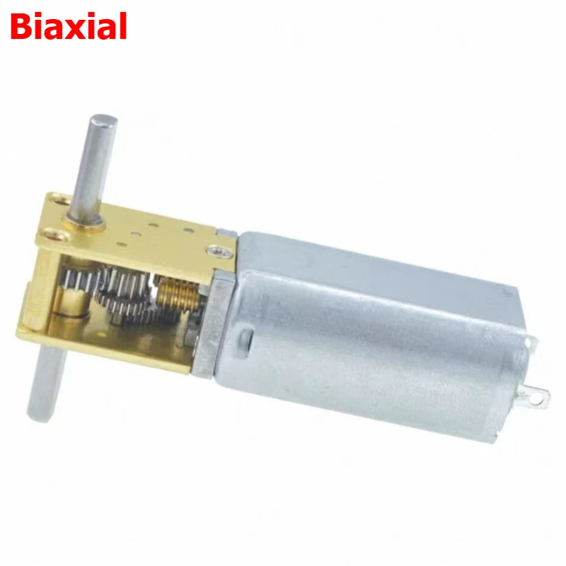 Worm Gear Worm 1218-050 Reduction Motor, Intelligent Small Vehicle 3V, 6V, 12V Micro DC Gear Low-Speed Motor