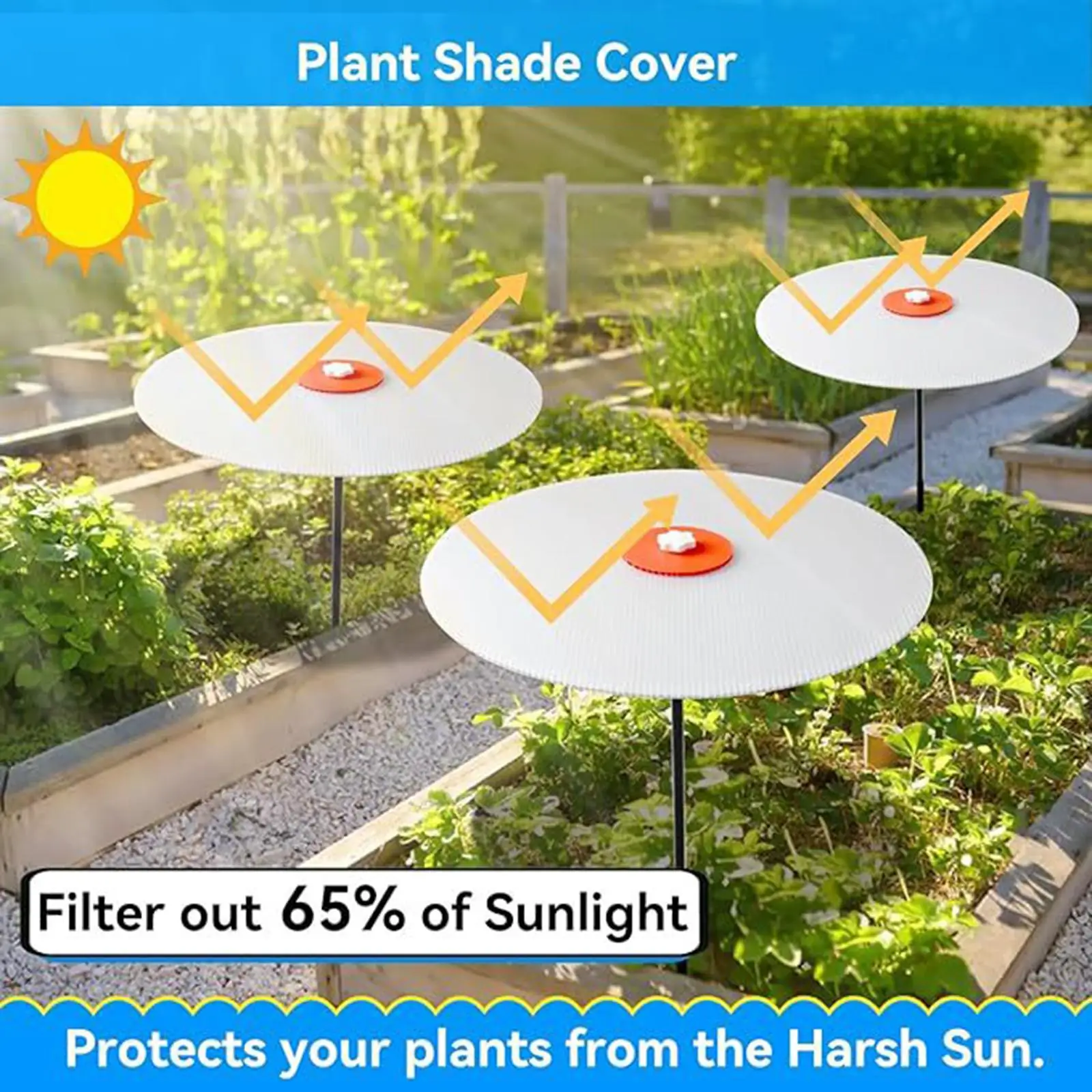 

Plants Shade Cover Shade Umbrella Garden Potted Plant Live Plant Cover for Outdoor Yard Plants Shade Cover Sunblock Shade Cloth