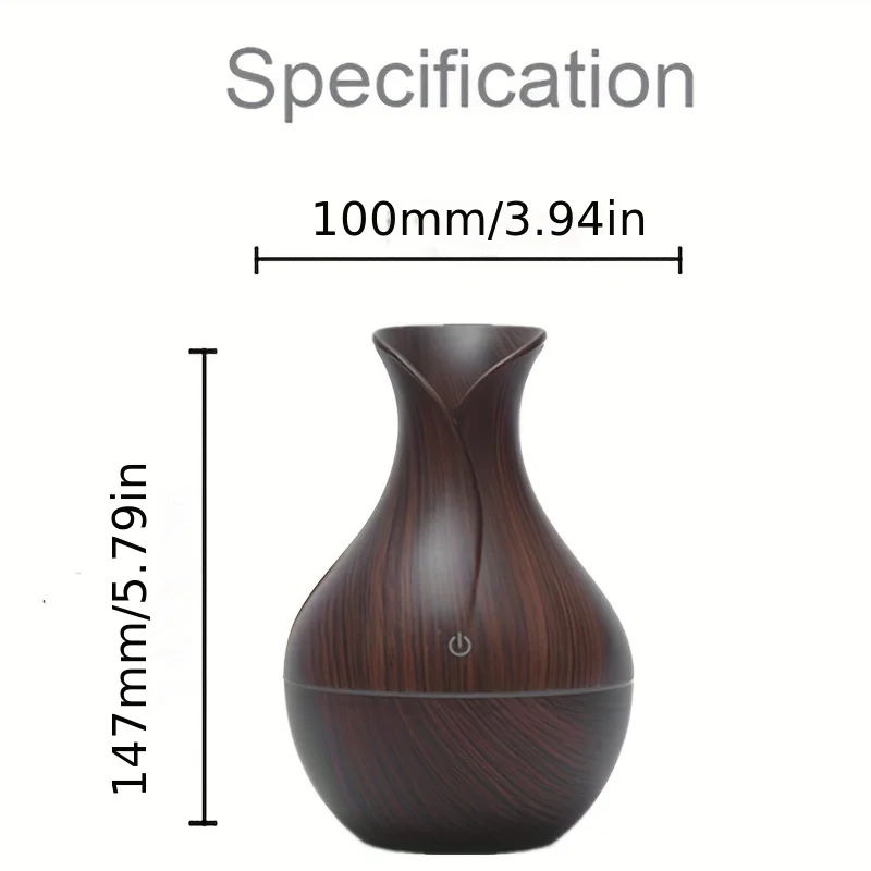 130ml USB Ultrasonic Humidifier Aroma Diffuser Air Mist Maker Air Humidifier Oil Diffuser Aroma therapy Electric Aroma Diffuser