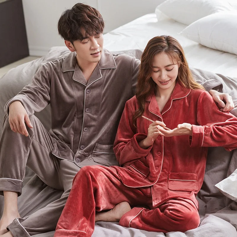 pyjama-d'hiver-en-velours-corail-pour-couple-vetements-de-maison-pour-femmes-robe-douce-et-confortable-costume-de-maison