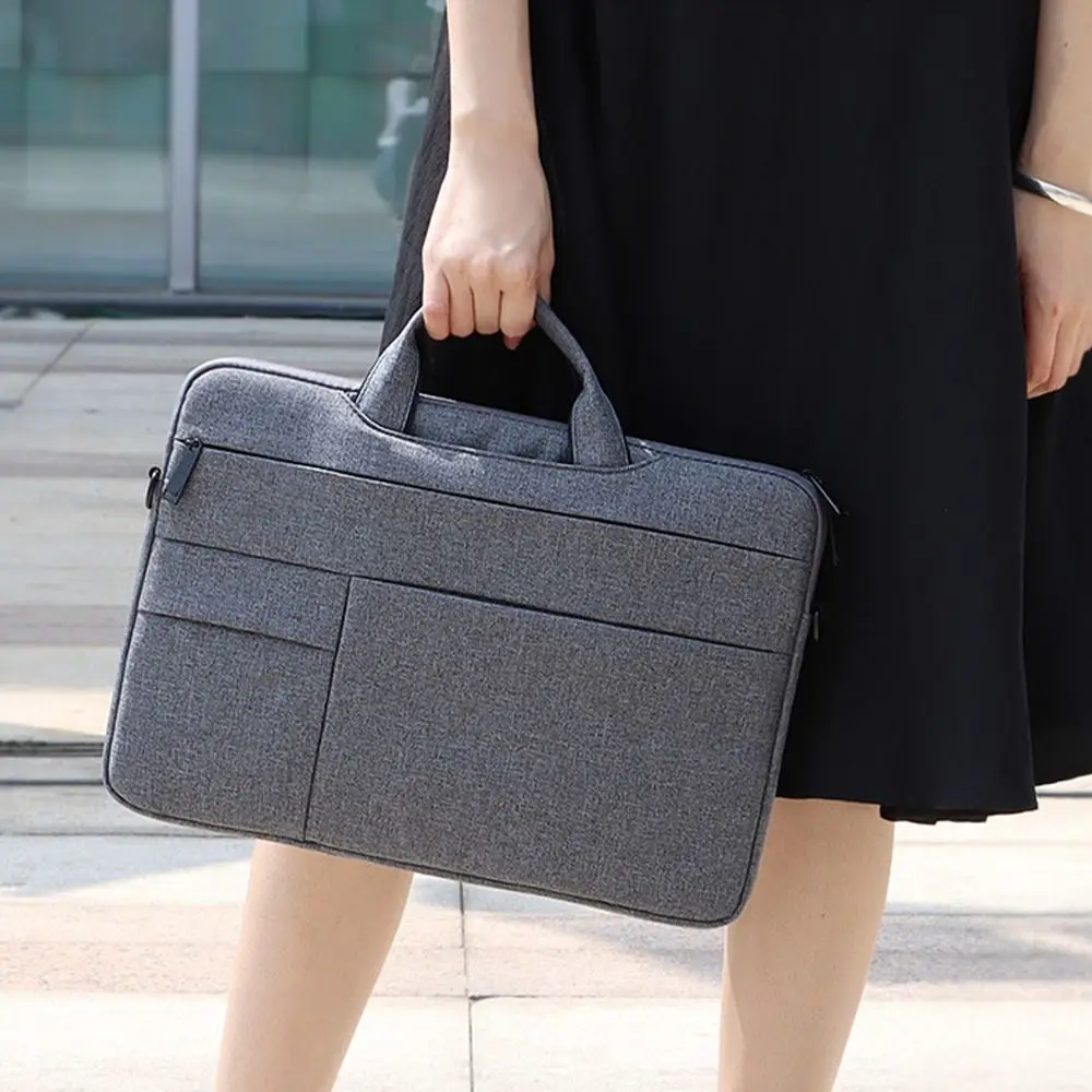 

Durable Water-resistant Laptop Bag Sleeve Universal Compact Design Notebook Pouch Lightweight 15.6 Inch Handbag Briefcase Travel