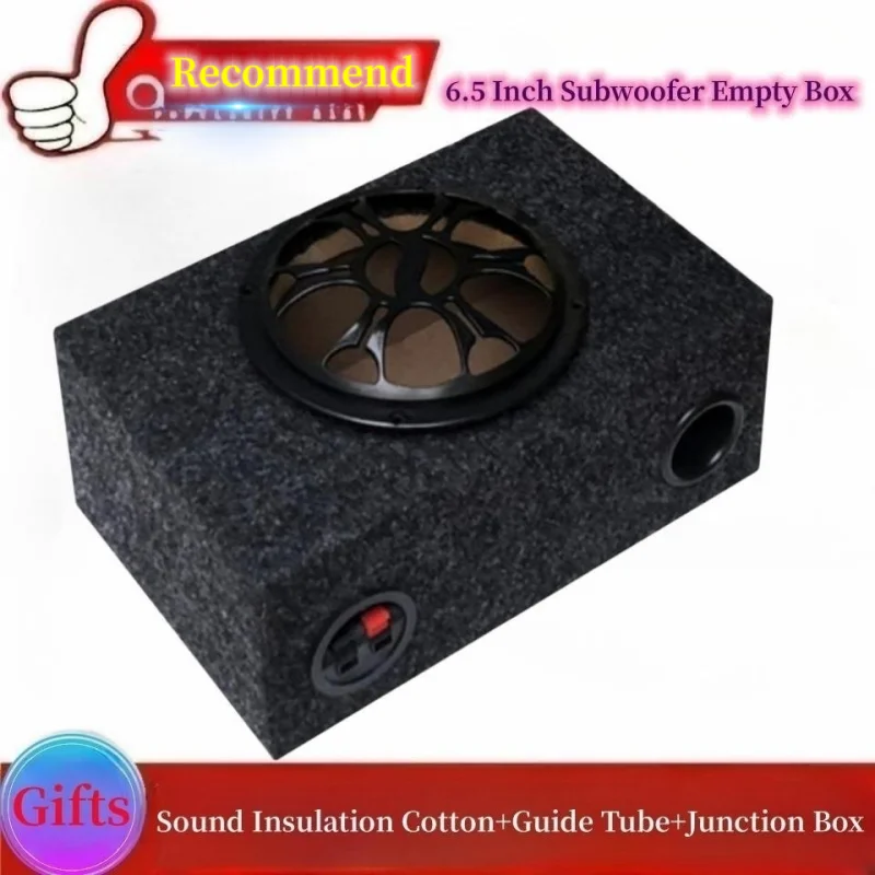 

1Pcs DIY Car Audio Ultra-thin Box, 6.5 Inch Speaker Empty Wooden Box, Car Mounted Subwoofer Box, Single SpeakerEmpty Box