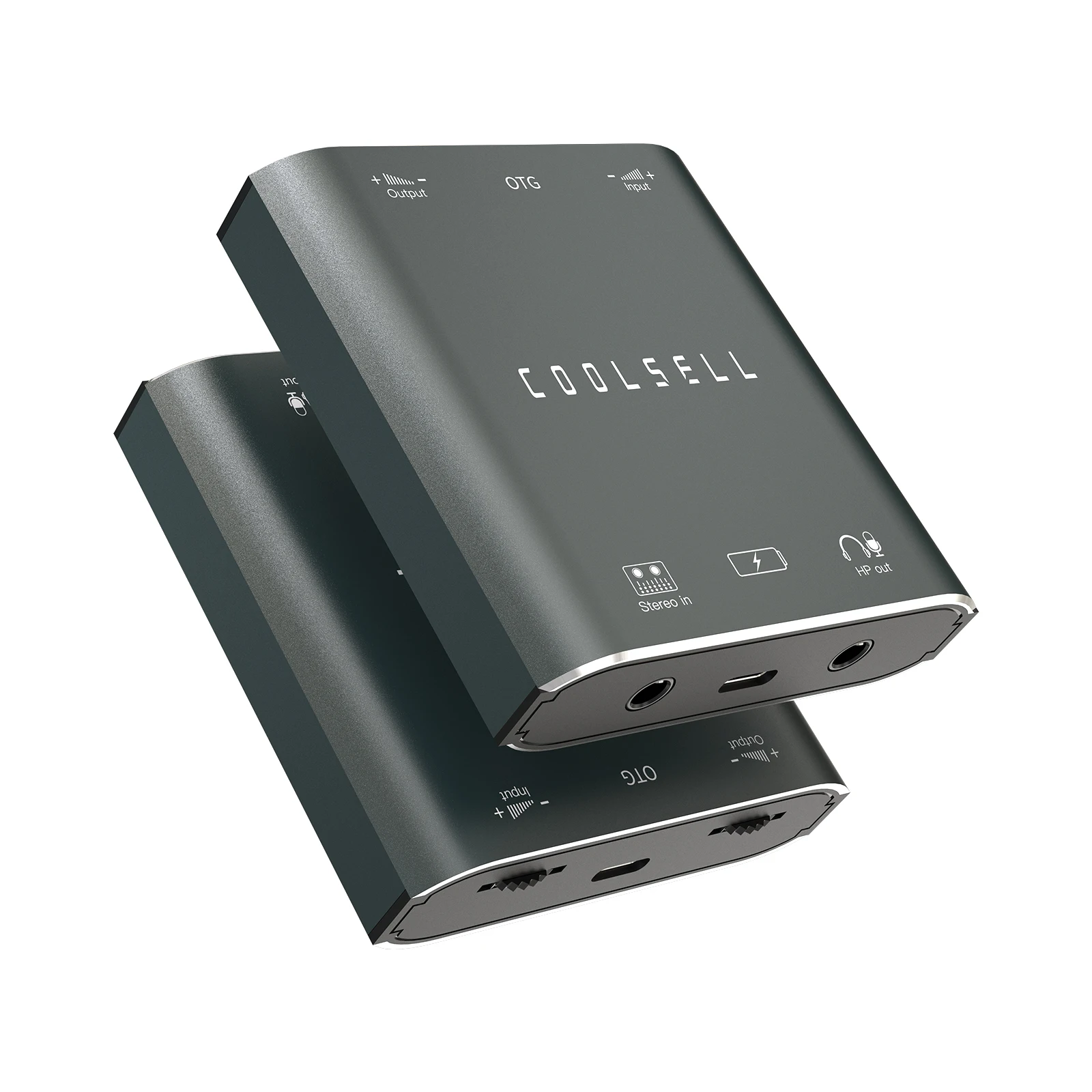 USB C and Lighting Audio Adapter, 24Bit/192kHz Stereo and Independent Volume Control for Recording, Live Stream and Podcasting
