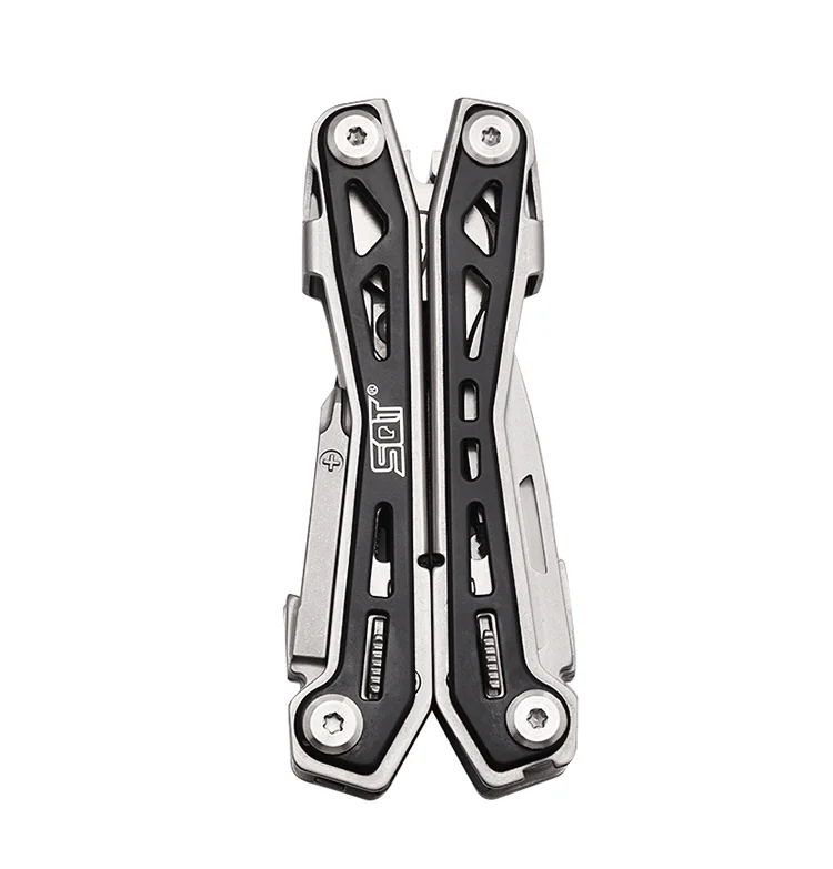 SQT Multifunctional Folding Knife Plier Multitool Camping Outdoor EDC Hand Tool Pliers Small Pocket Knives Screwdriver Scissors