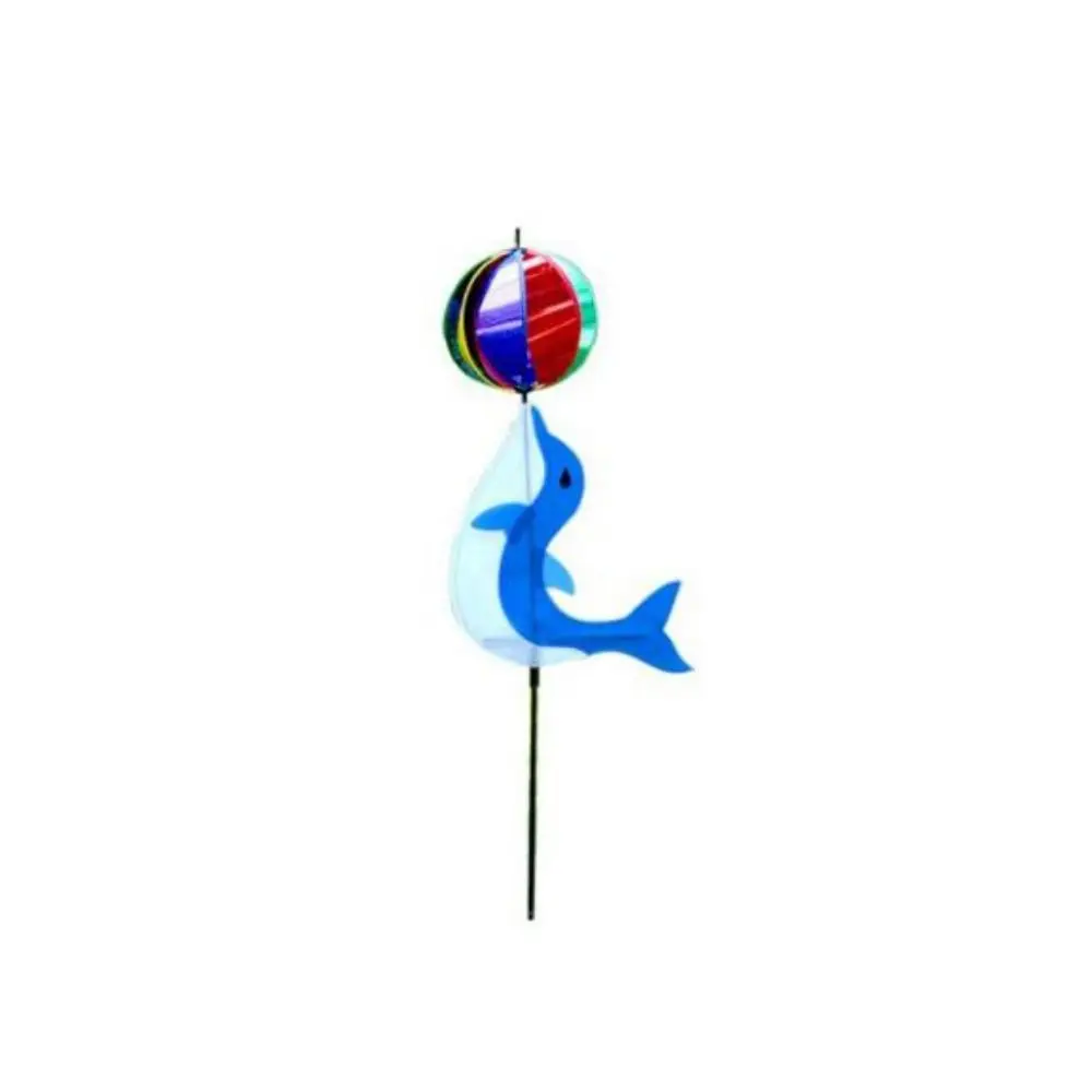 Alta qualità Multistyles Dolphin Performance Top Ball PVC Wind Spinner Regali Colorati Mulino a vento Giocattoli 80 cm Girandola Mulino a vento