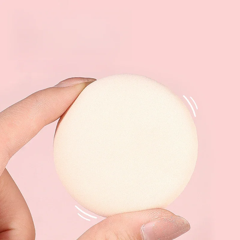 แป้งพัฟแต่งหน้าฟองน้ําเครื่องสําอางผ้าฝ้ายนุ่มแป้งพัฟล้างทําความสะอาดได้แต่งหน้าแห้งเปียก Dual-ใช้เครื่องมือ