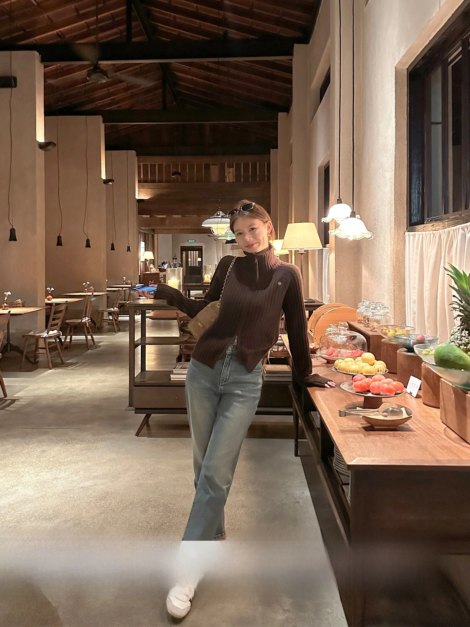 

Свободные повседневные женские джинсы в корейском стиле, винтажные, прямого кроя, укороченные, из хлопкового стрейч-денима, осень-зима