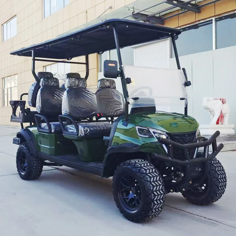 Lithium-powered Electric Golf Cart Featuring 14-inch Tires and Coming Standard with a Ball Washer Golf Bag Holder Storage Basket