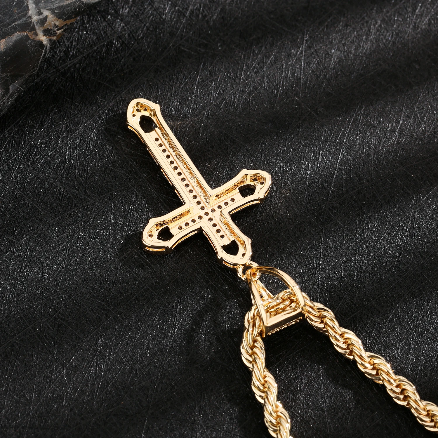 Neuer Hip-Hop-Kreuz-Anhänger f – Men'S Fashion Easter Bewertung und Preis