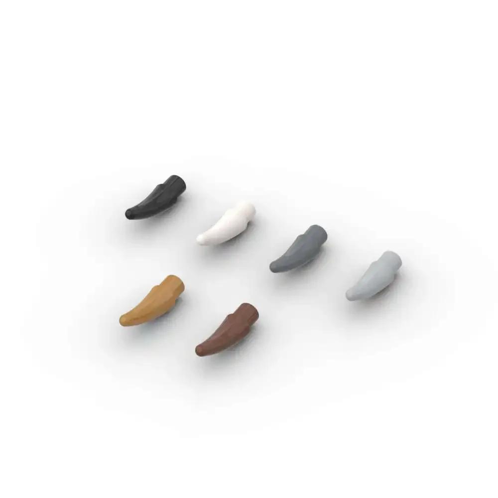 MOC 10 قطعة 53451 الأسنان بارب مخلب 88513 اللبنات عدة جسم الحيوان الطوب الصغير فكرة الجسيمات لعب الأطفال طفل هدية عيد ميلاد