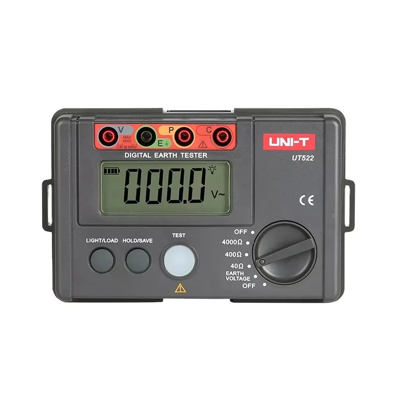 Digital Earth Testers UT522 Earth Resistance Measurement 4000Ω Manual Range Testing