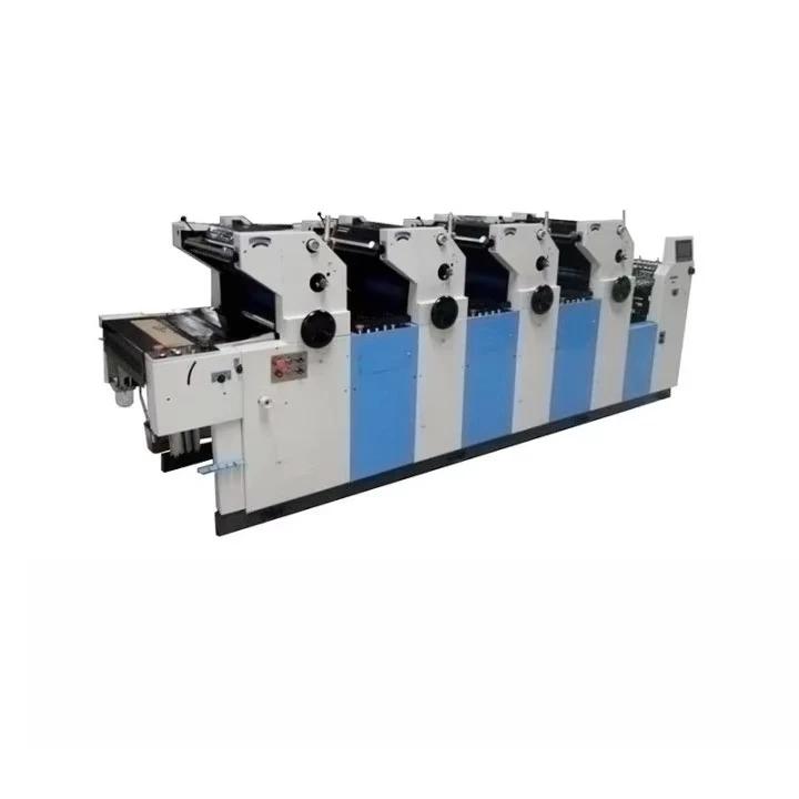 High Speed Automatic Single Color 2 Color 4 Color Sheet Fed Offset Press Printing Machine for Newspaper Booklet Brochure