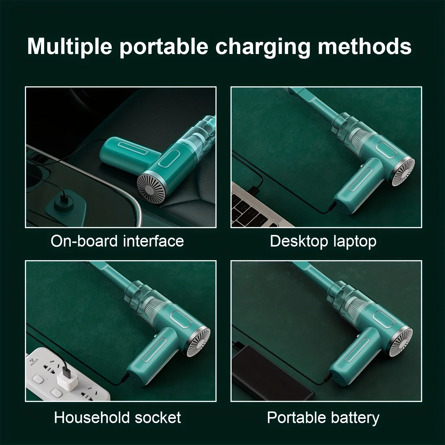 

Wireless Portable Car Vacuum Cleaner Cleaner Cordless Handheld Auto Vacuum Car Dual Use Mini Vacuum Cleaner Household Appliance