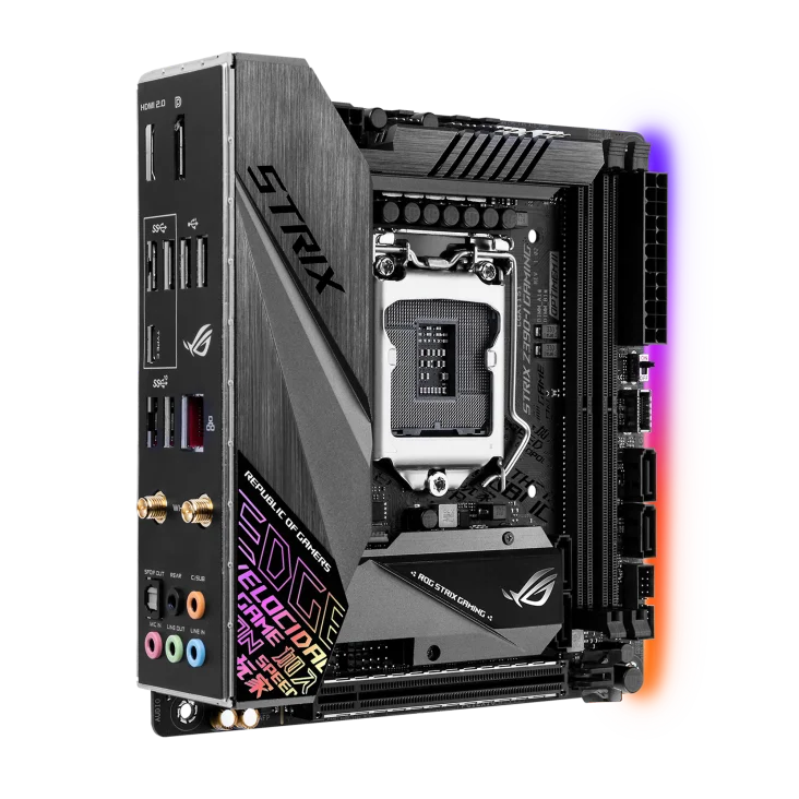 

ASUS STRIX Z390-I GAMING Z390 Motherboard LGA 1151 For i5-9600K i7-8700K i9-9900K i7-9700K CPU DDR4 M.2 USB3.1 Gen 2 Mini-ITX