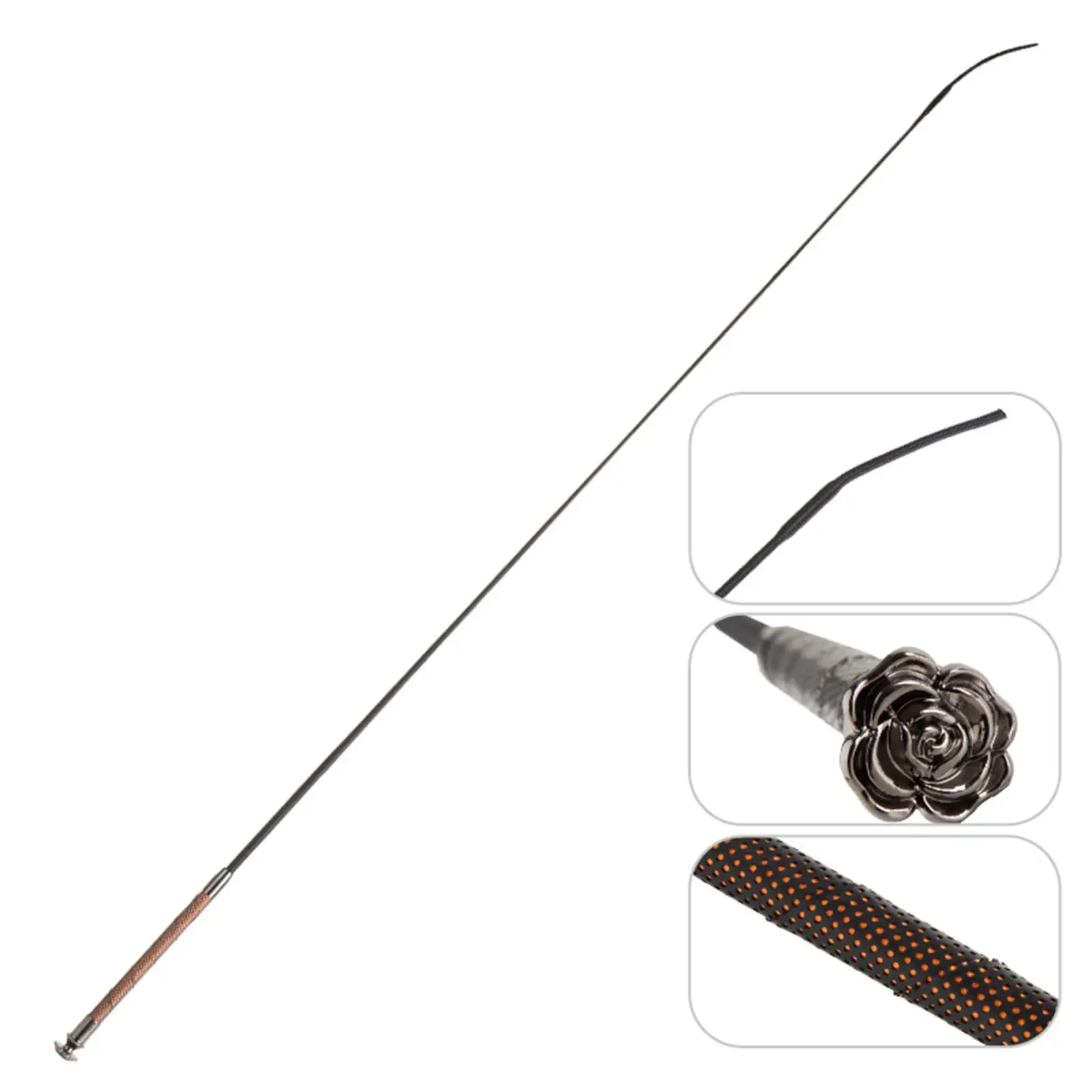 Horse Dressage Whip Compact Training Crop Long Strong Shaft for Accessories Horses and Equestrian Gear