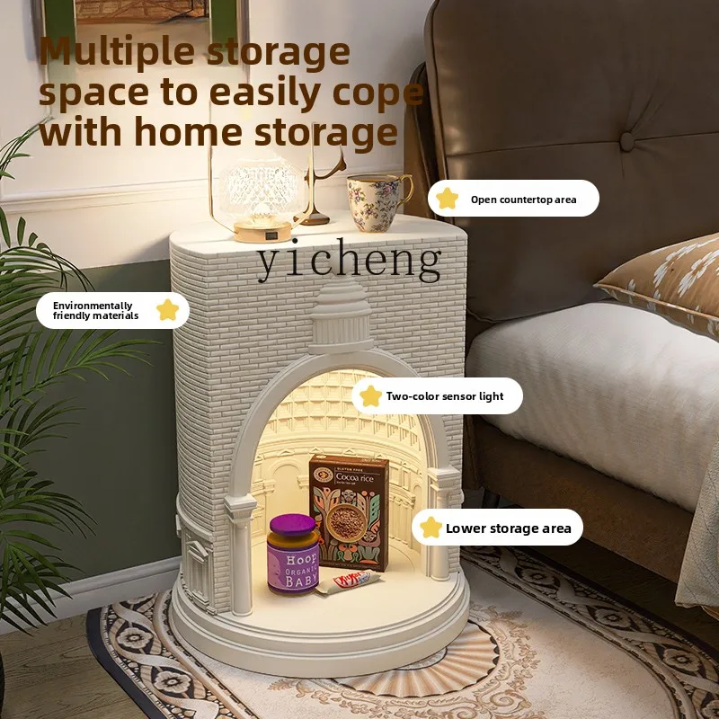 

FY Bedside Table Alternative Bedroom Small Side Table Bedside Storage Rack