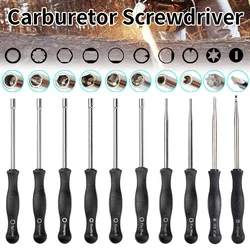 10 Stuks Carburateur Verstelgereedschap Schroevendraaier Kit Voor 2 Cyclus Carburator Verstellende Kleine Carb Tune Up Carburateur Verstelgereedschap