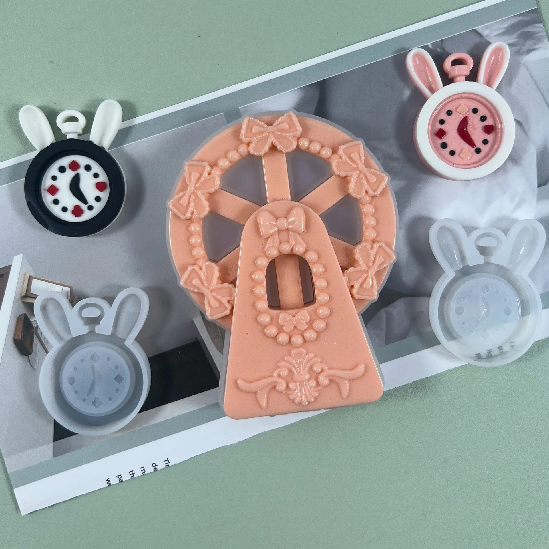 Diy Bow Ferris Wheel Windmill Silicone Mold