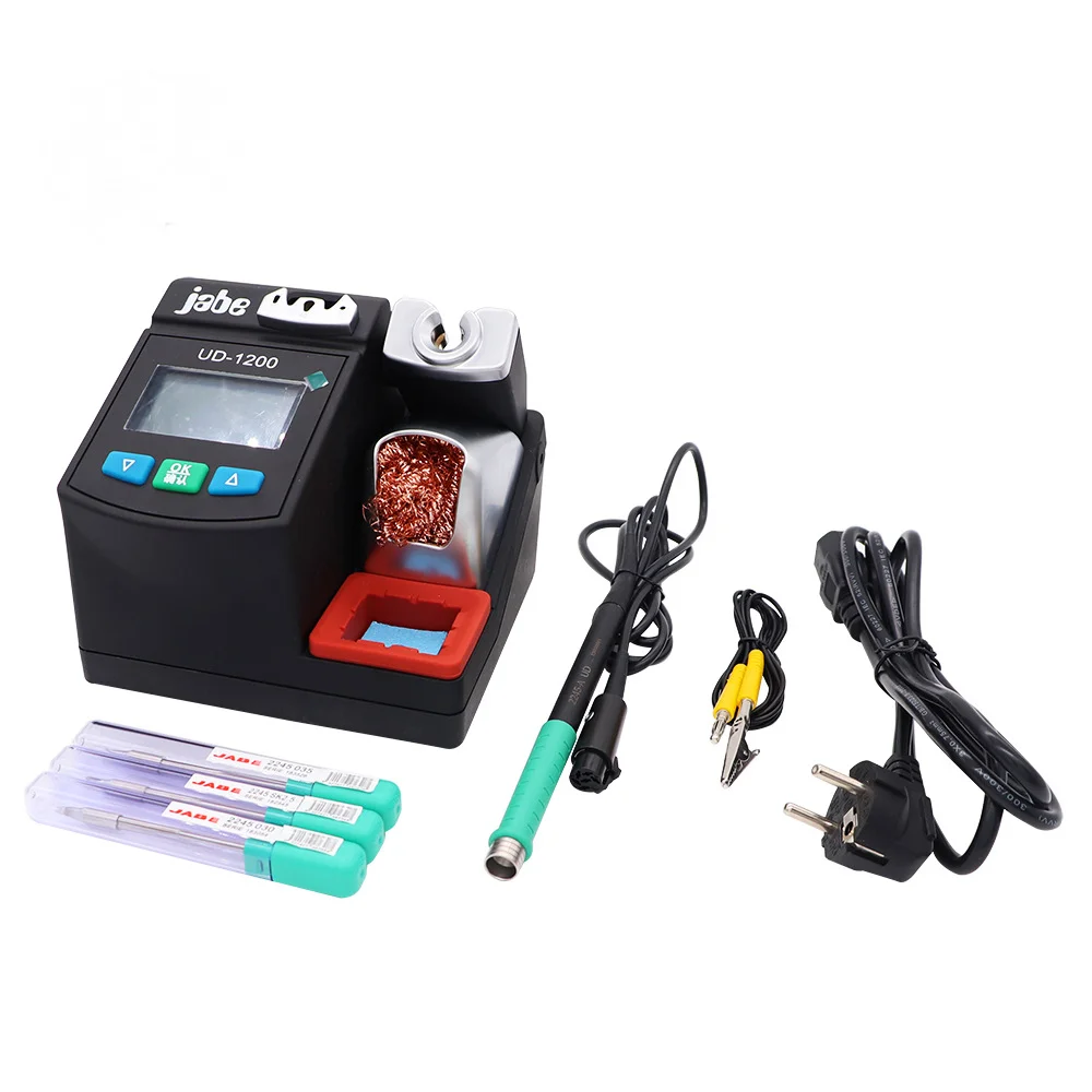 110V 220V UD-1200 디지털 디스플레이 지능형 항온 납땜 스테이션 무연 전기 납땜 인두 헤드