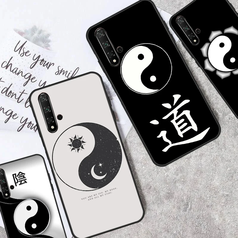 Eight Diagrams Taiji Yin Yang Cover For Huawei Nova Y61 Y91 Y60 Y70 Y90 9 10 SE 11 Pro 5T 11i 8i 3i P20 P40 P30 Lite Case