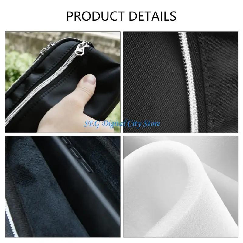 

U75B Reinforced Protective Carrying Case With Detachable Padded Strap For Electronics
