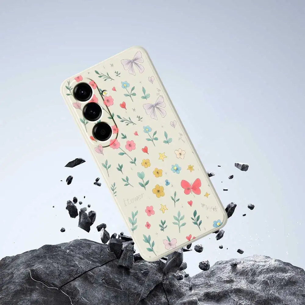 Custodia per telefono floreale fresca ed elegante per Samsung Galaxy A56 A32 A23 A22 5G A32 A23 4G A55 A54 A53 A52 A51 A35 A34 A31 Cover morbida