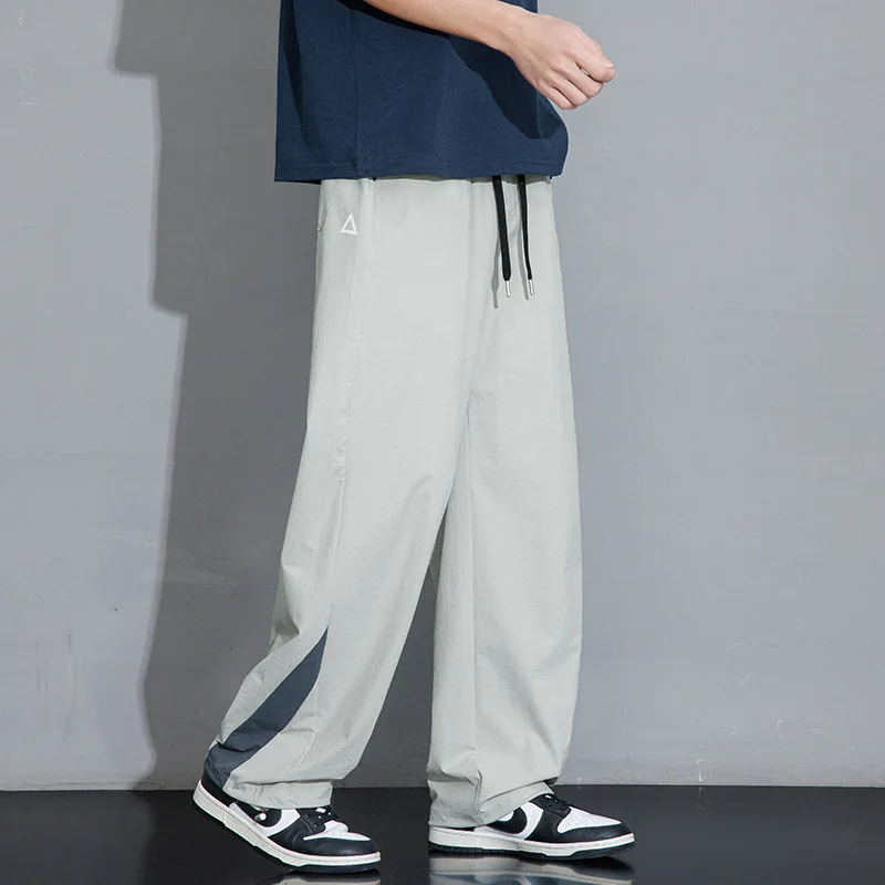 

2026 Summer Men , Thin Breathable and Quick-drying Trousers, Loose Straight Vertical and Thin Sports Pants