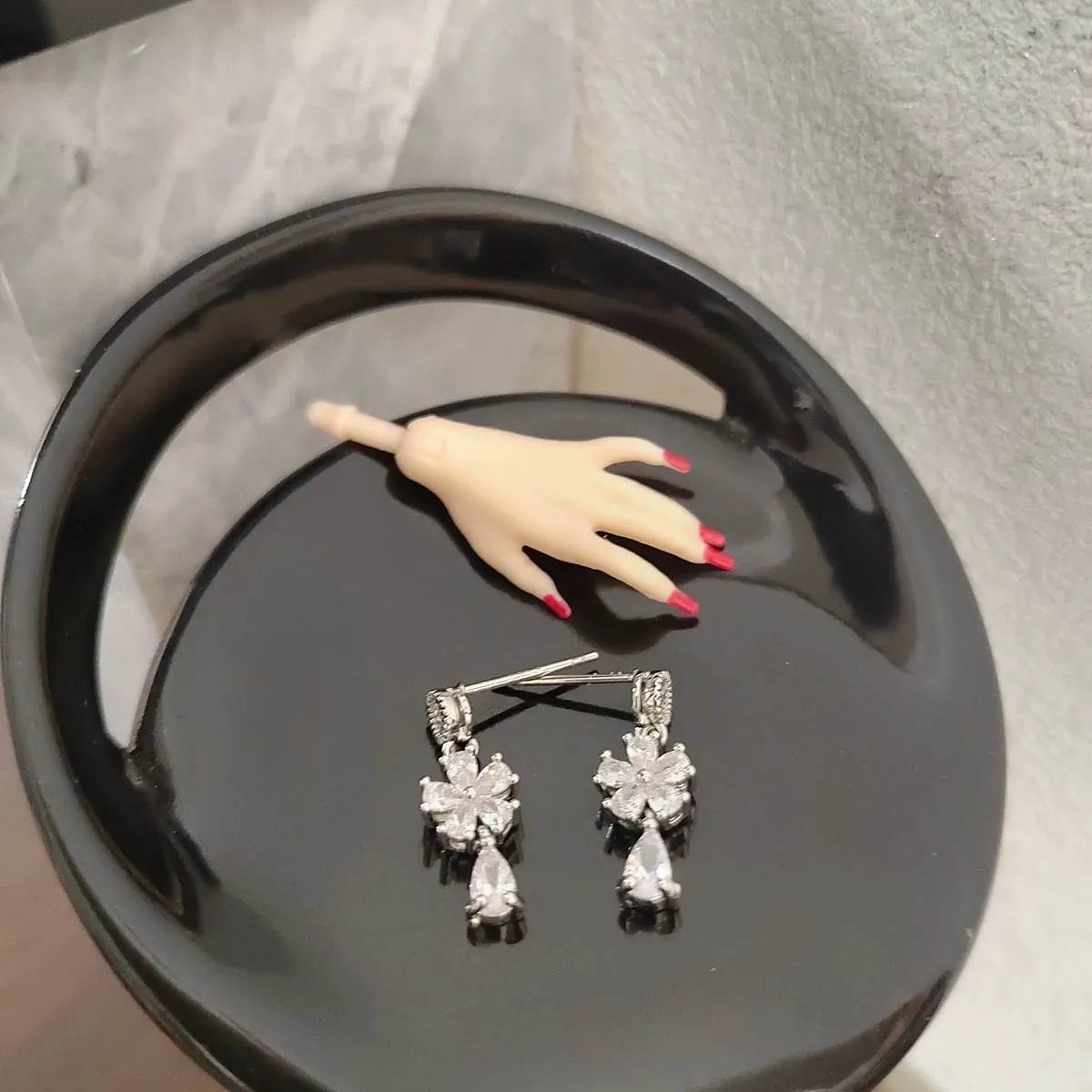 1/6 Supermodel Puppe Schmuck Zubehör Stadt Mädchen Mode Perle Diamant Ohrringe Für 30 cm Prinzessin Puppe Luxus Dress Up