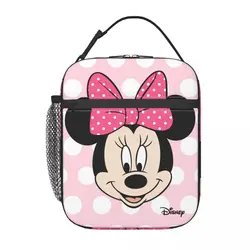 For Travel Minnie Aluminum Foil Insulation Handheld Disney Mickey Mouse Cartoon Food Container Boys Lunch Food Box