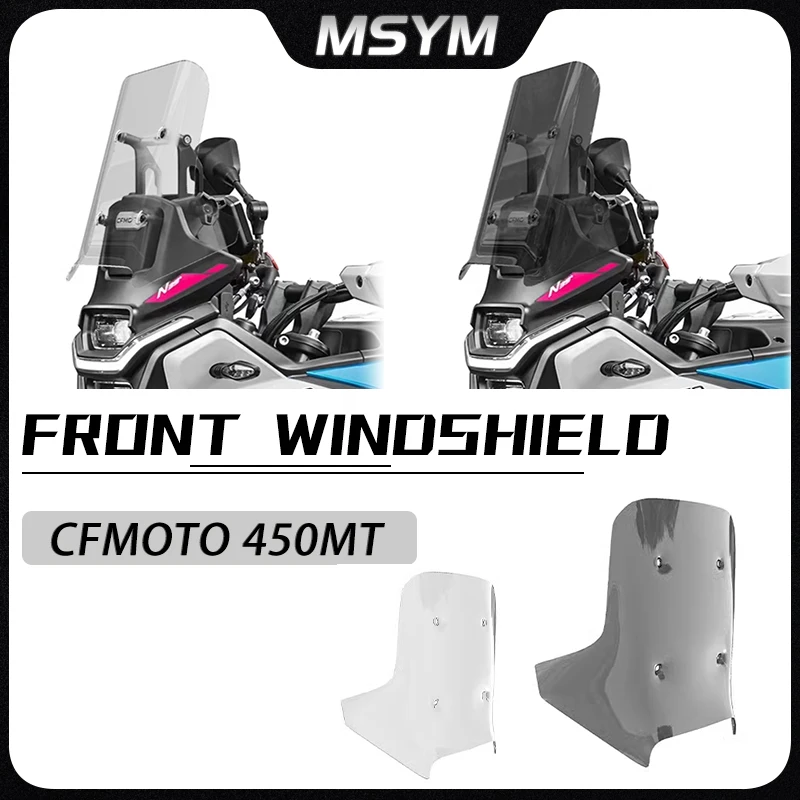 

For CFMOTO MT450 450 MT Windscreen Front Windscreen Windshield 450 MT Raised Windshield for CFmoto 450MT Accessories