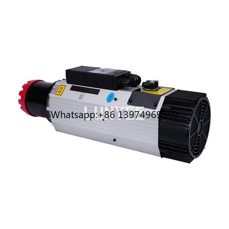 380v 800hz 24000rpm HSKF63  Air Cooled CNC 12KW ATC Spindle Motor HSKF63