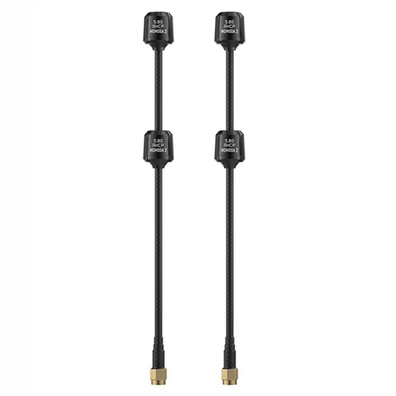 

(NEW) 2PCS Momoda2 5.8G Dual Antenna SMA Dual-Core RF For DIY RC FPV Drone Quadcopter Freestyle Accessories