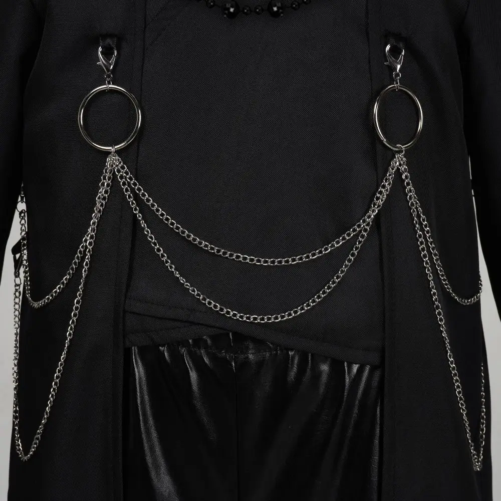 أطفال Kpop Jinu شيطان الصيادين تأثيري حلي تمويه للأطفال موحدة قبعة لعب الأدوار الخيال ملابس هالوين كرنفال البدلة #5