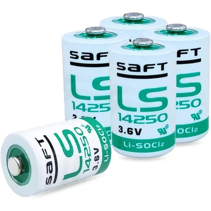 

(5-Pack) LS14250 Battery 3.6V 1200mAh 1/2AA Lithium Battery