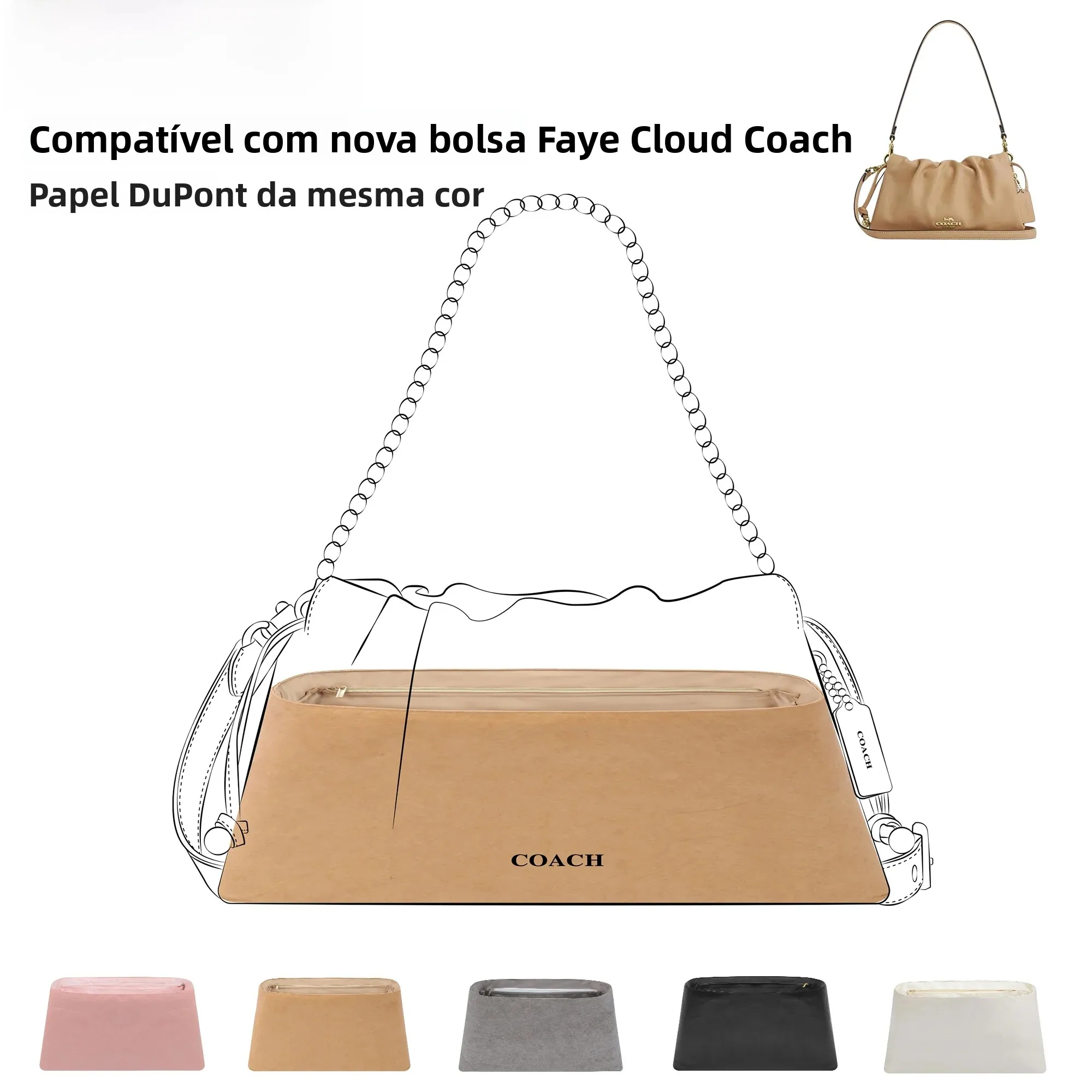 dgaz-cloud-bag-compatible-with-global-brands-new-faye-bag-same-color-dupont-paper-inner-bag-full-milk-tea-color