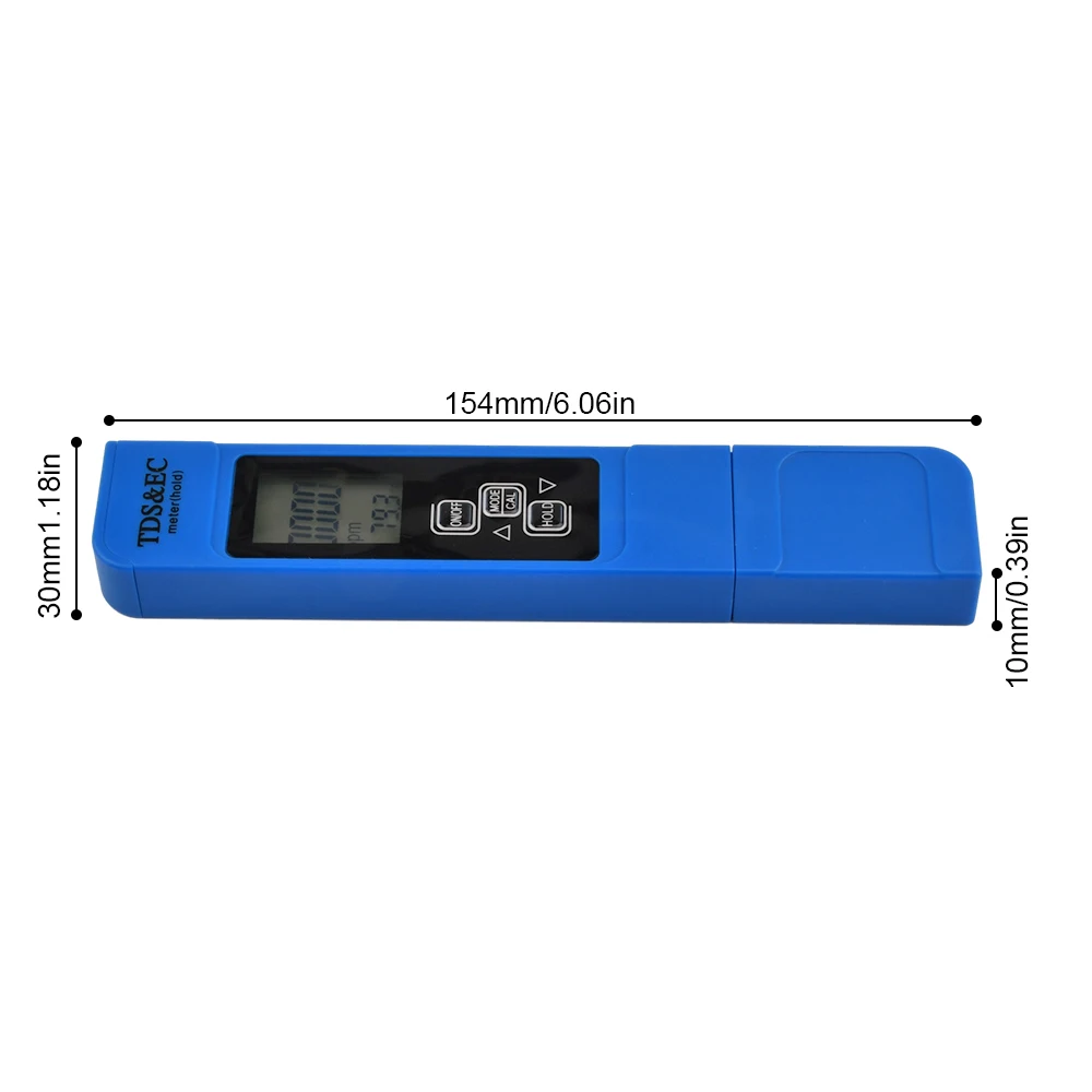 3 In1 TDS EC Meter Temperature Tester Pen Multifunctional Digital Water Quality Tester For Water Purity TEMP PPM Tester